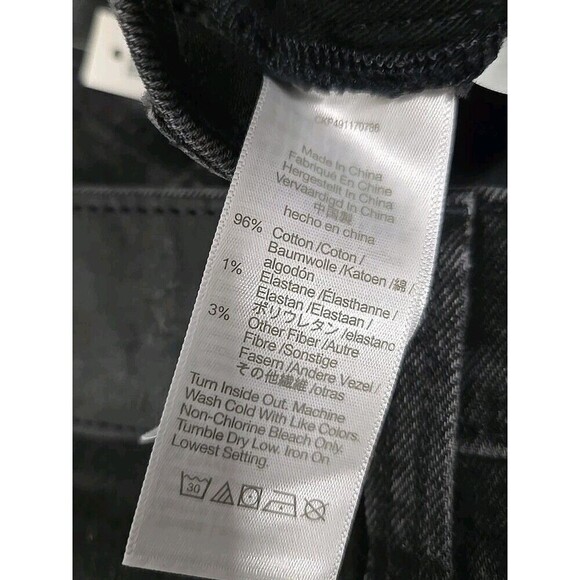 Madewell Relaxed Taper Jeans Flex Denim Black Men’s Size 38x30 NWT READ - Picture 5 of 8